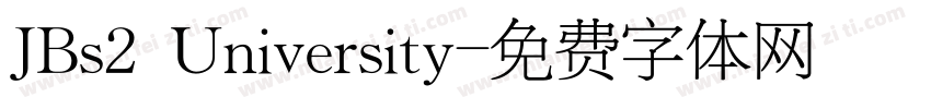 JBs2 University字体转换